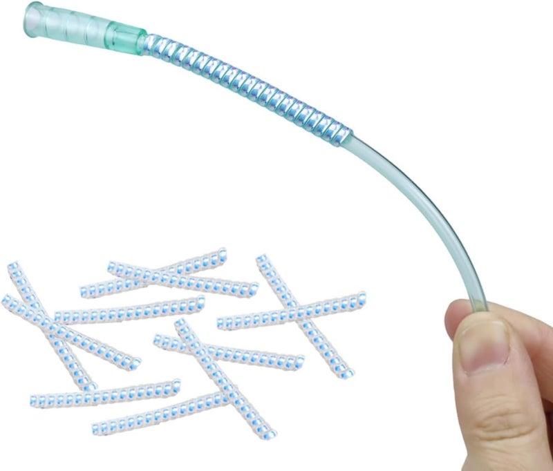 Vakerga 10 Pack Oxygen Tube Support Crimp Straightener Oxygen Tubing Accessories for Oxygen Hose Keep Oxygen Hose from Kinking - Image 1